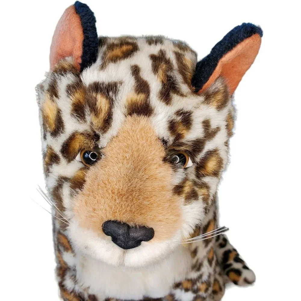 Lucky Plush Toys Realistic Leopard‎ Hard Stuffed Animal Large Sitting 17